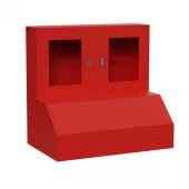 Щит пожарный комбинированный "Модуль" (2 двери оргстекло)